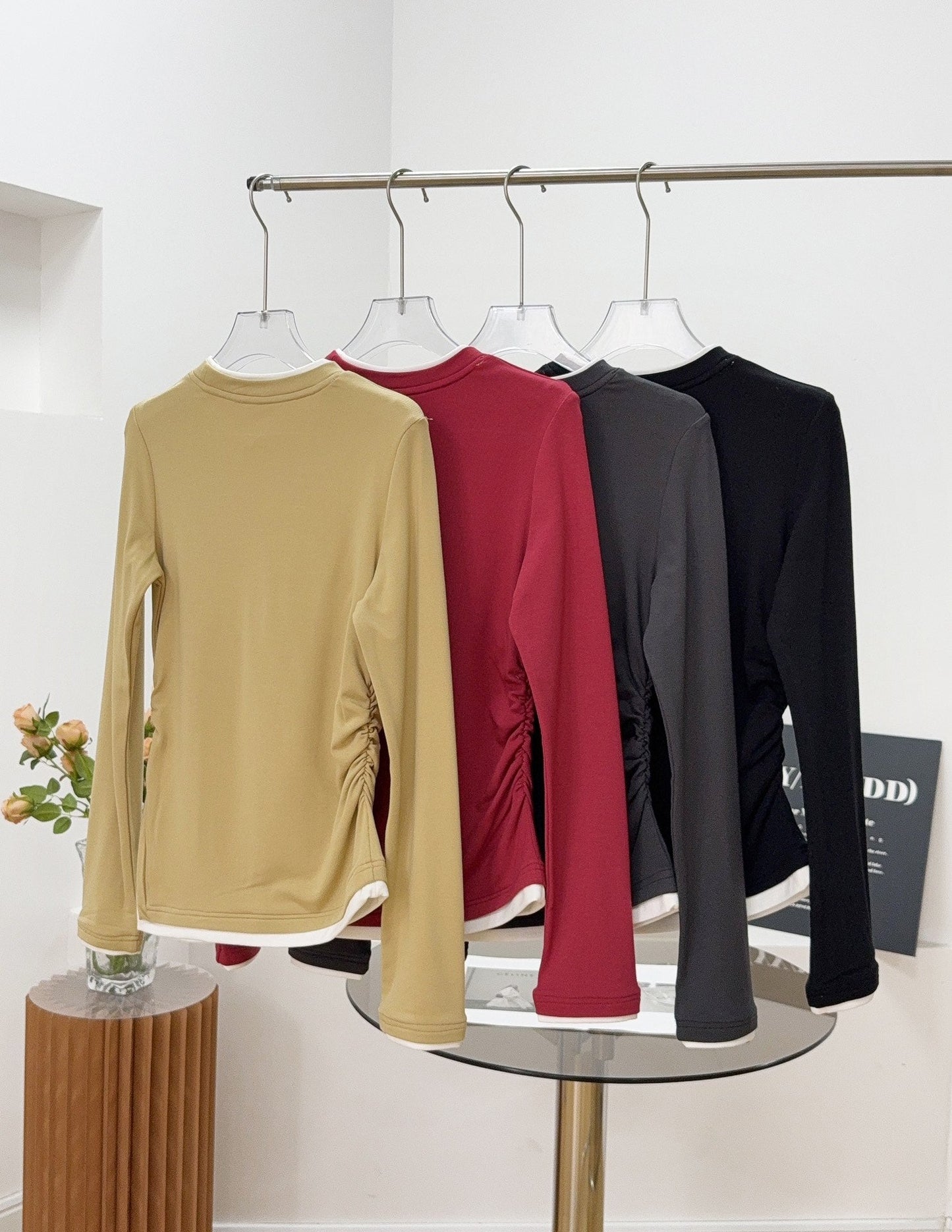 L4059# XY Women Long Sleeve Shirts