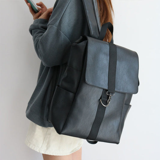 4001# Real Leather Backpack