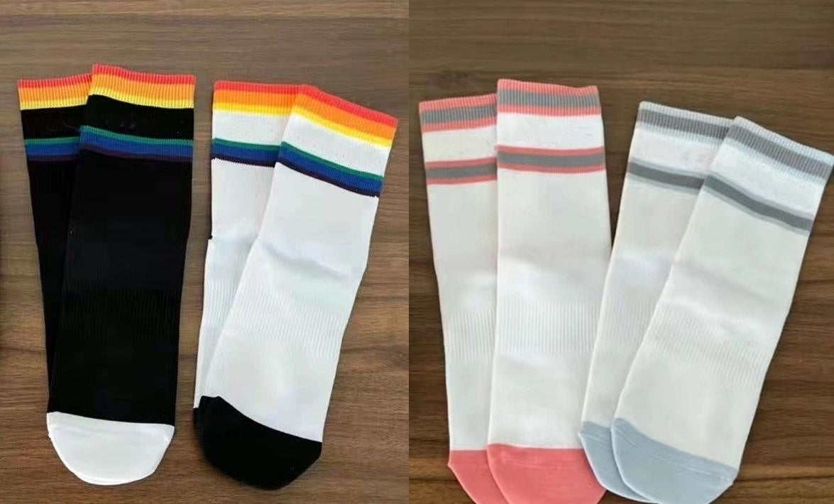 L3765# Unisex Yoga Socks 4 Pairs/Set