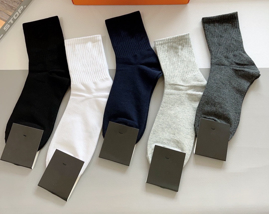 E3768# Unisex Socks 5Pairs/Set