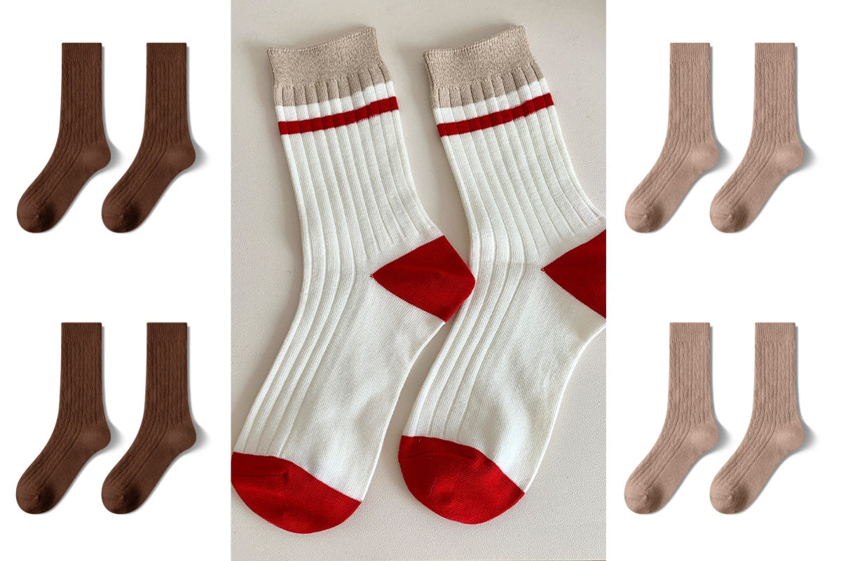 E4073# Unisex Socks 5Pairs/Set