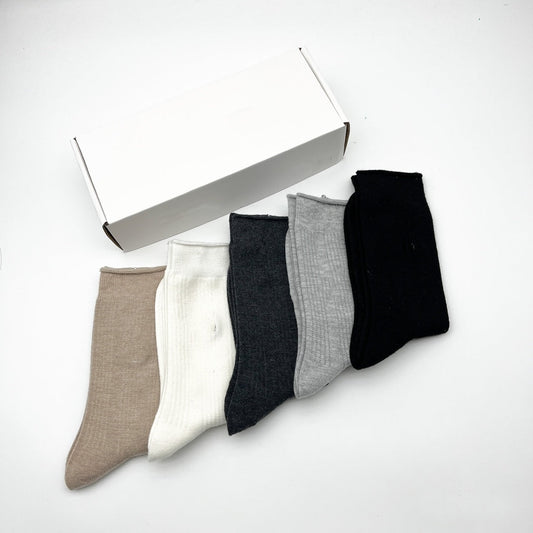 L3985# XY Women Cashmere Socks 5Pairs/Lot