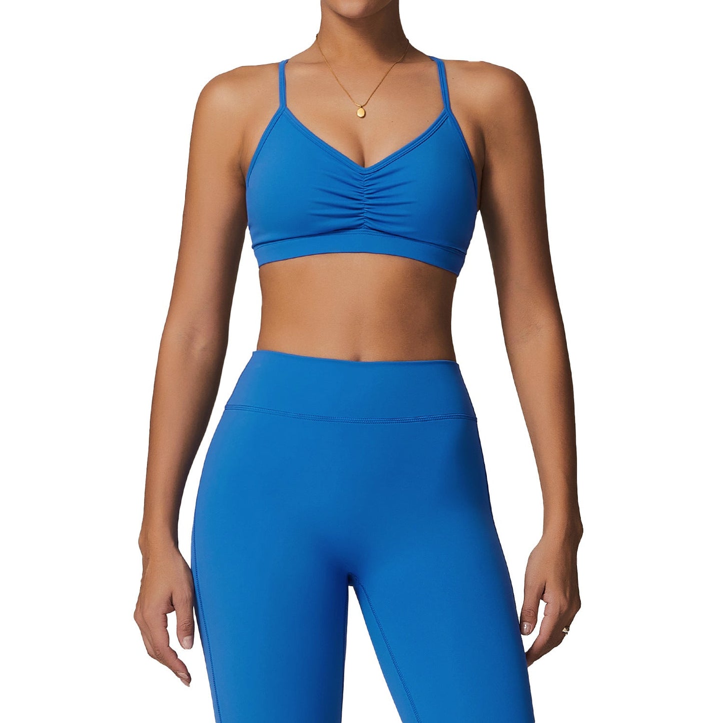 501# A Women Yoga Bra Shorts Set