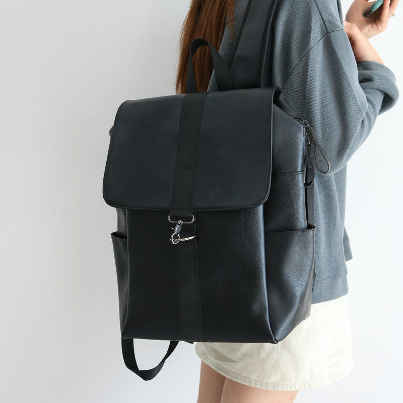 4001# Real Leather Backpack