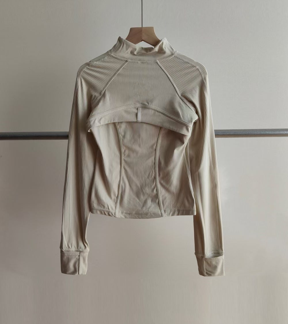 L3948# FB Women Ribbed  Jackets