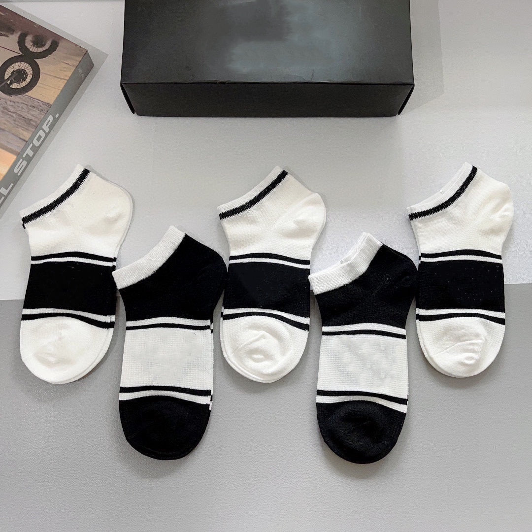 E3965# Unisex Socks 5Pairs/Set