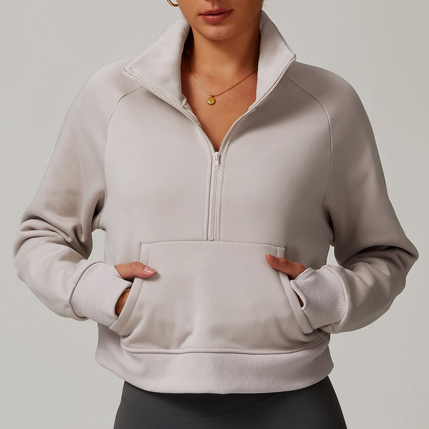 L3691# Women Polar Fleece Sweatshirt