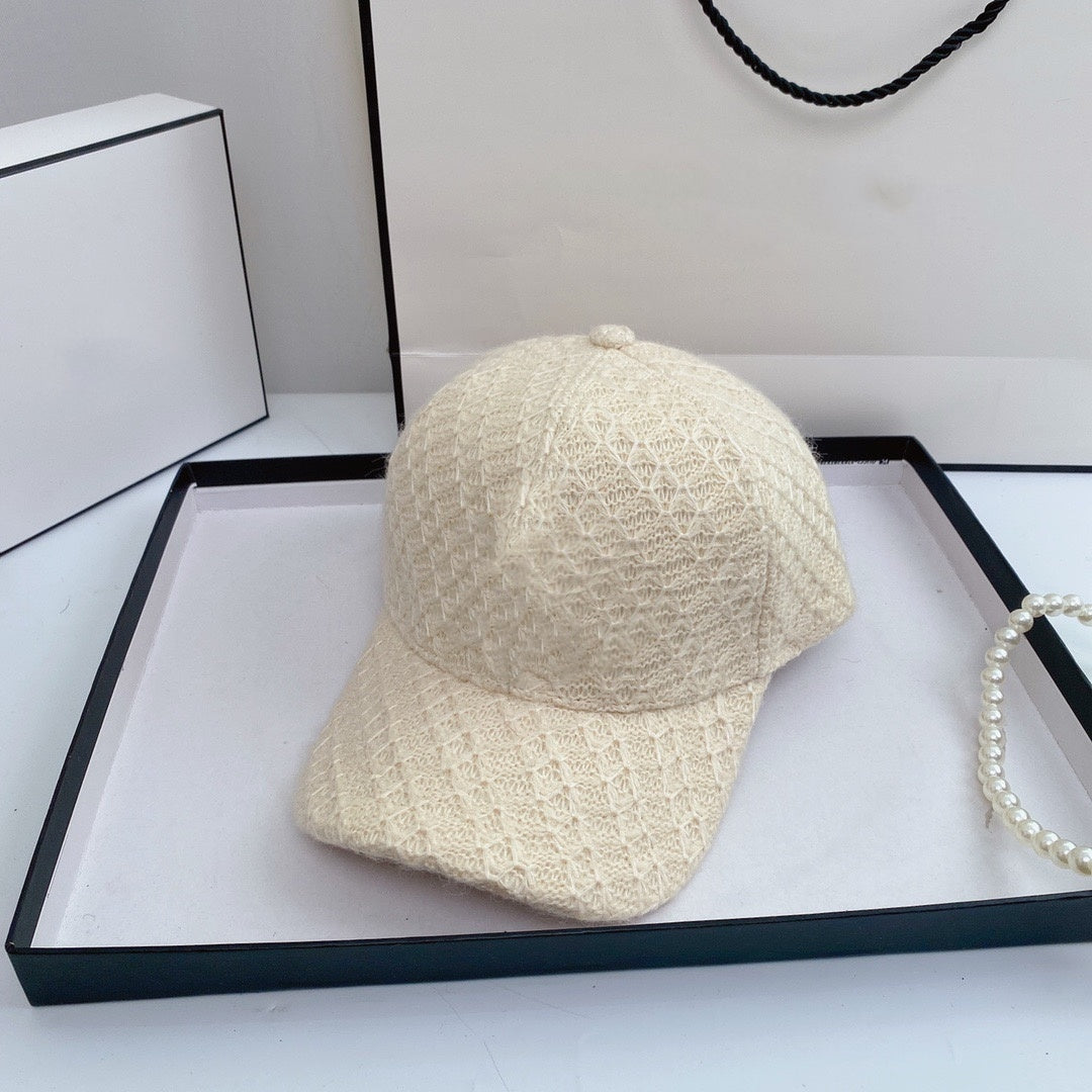 E4167# Knitted Baseball Cap