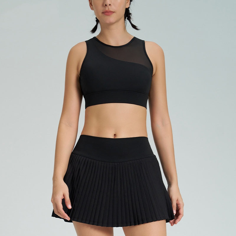 589# A Women Yoga Bra Skirts Set