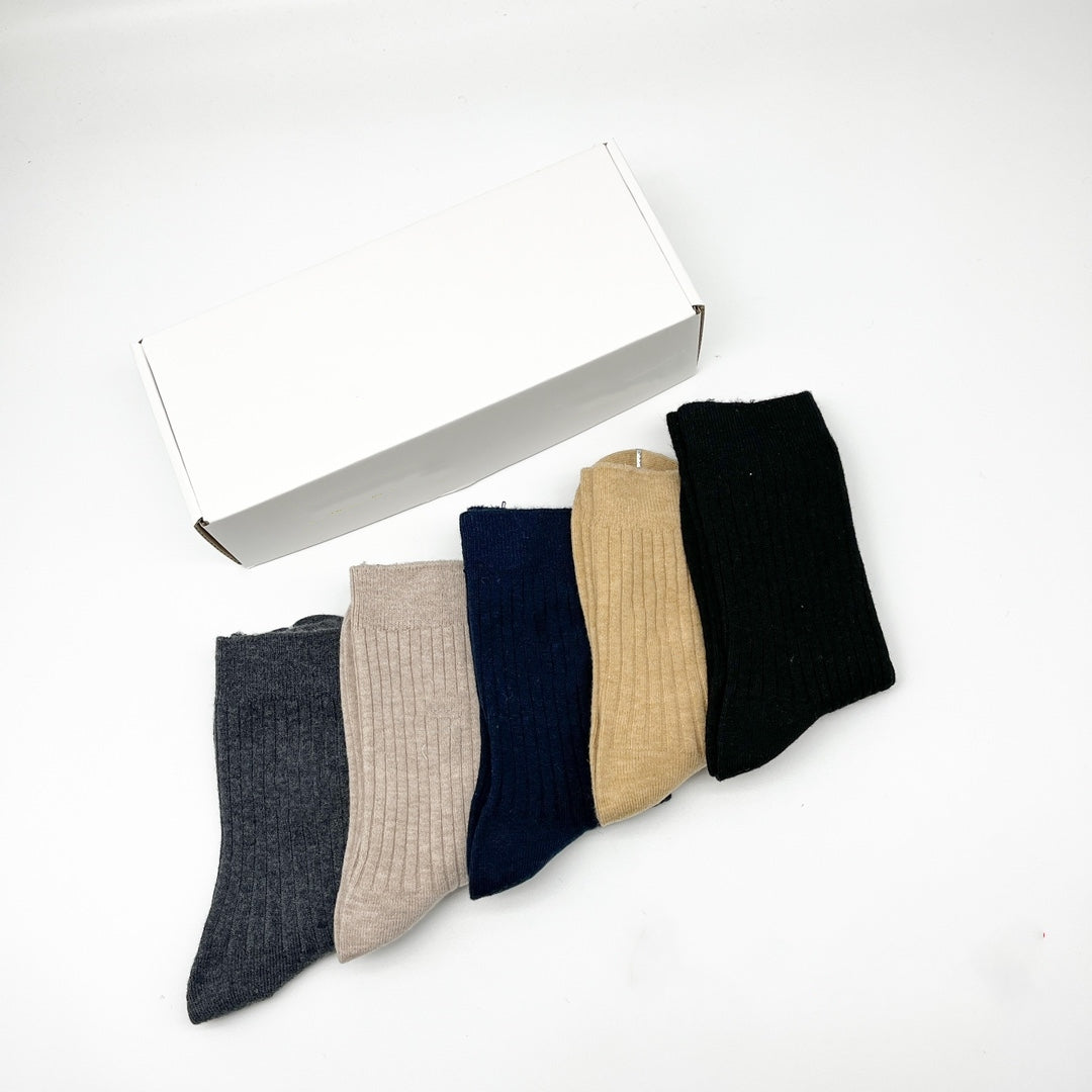 L3986# XY Men Cashmere Socks 5Pairs/Lot