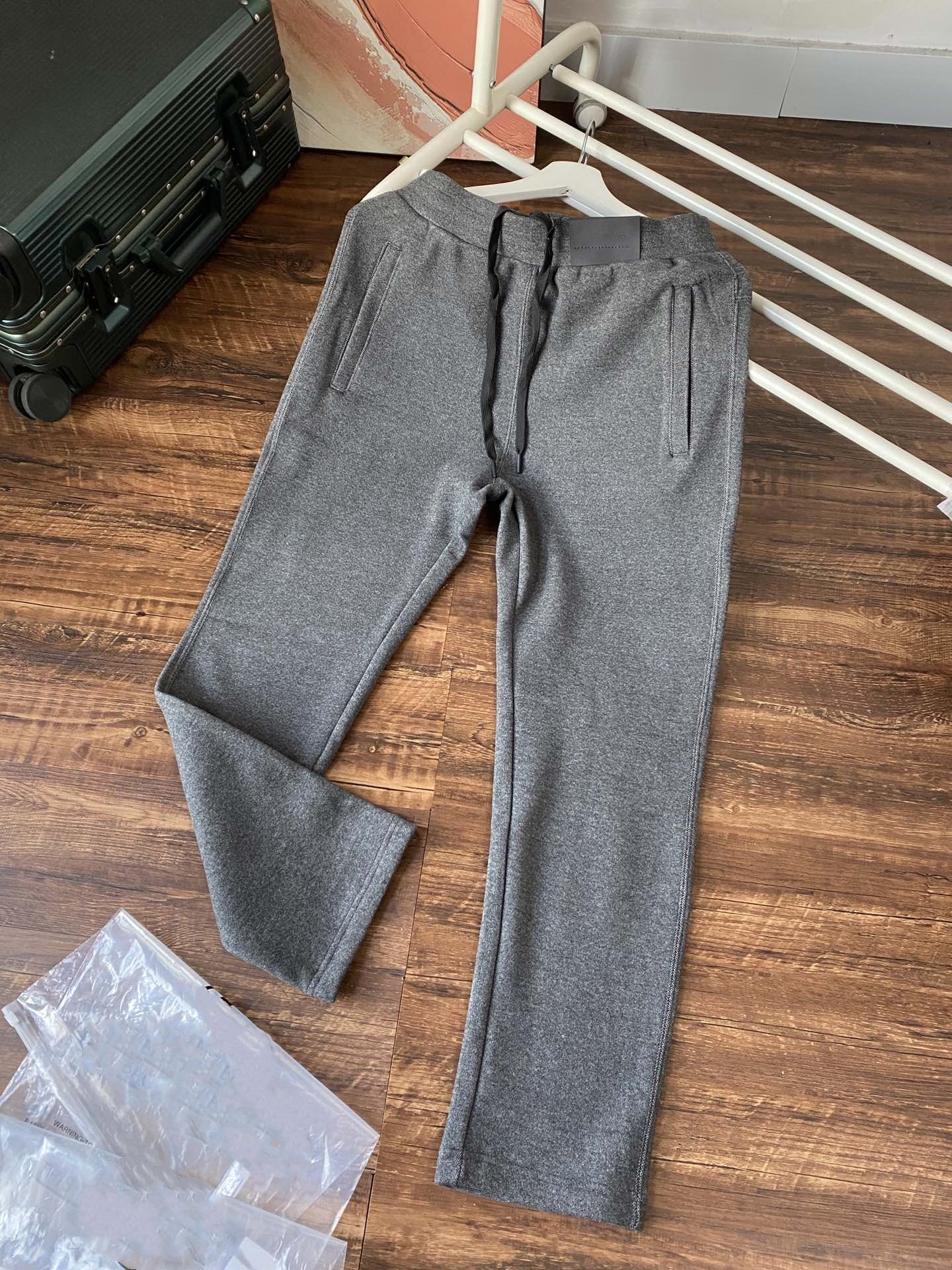 L3980# GX Men Embroidery Fleece Pants