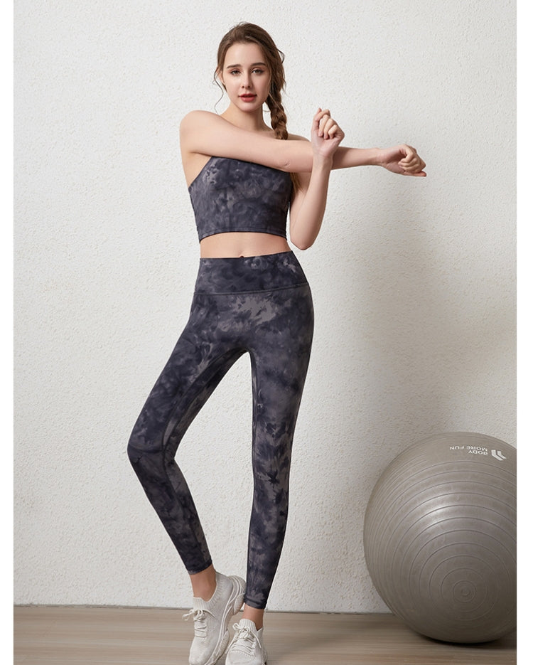 L4082#  Women Yoga Bra pants Set