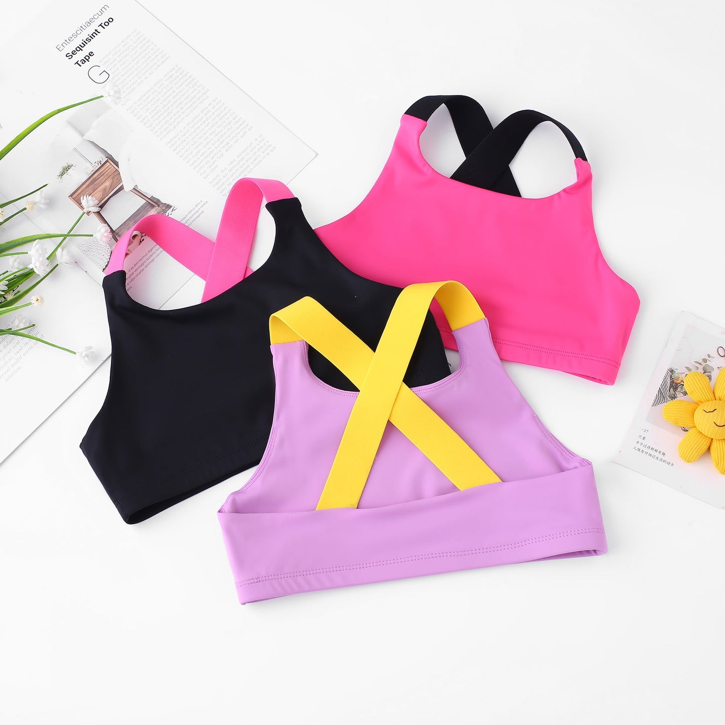 L2936#  Kids Yoga Bra