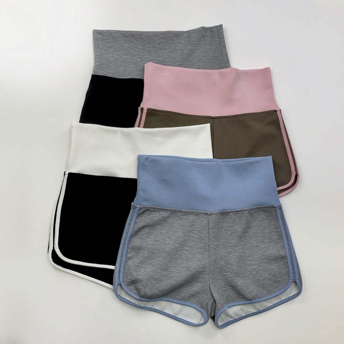 L2976#  Women High Waist Shorts